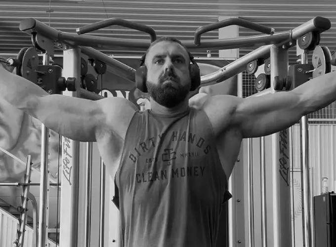 Mitch after body building